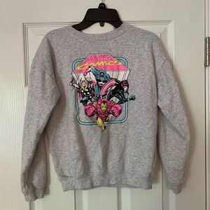 Girls marvel sweatshirt 9/10